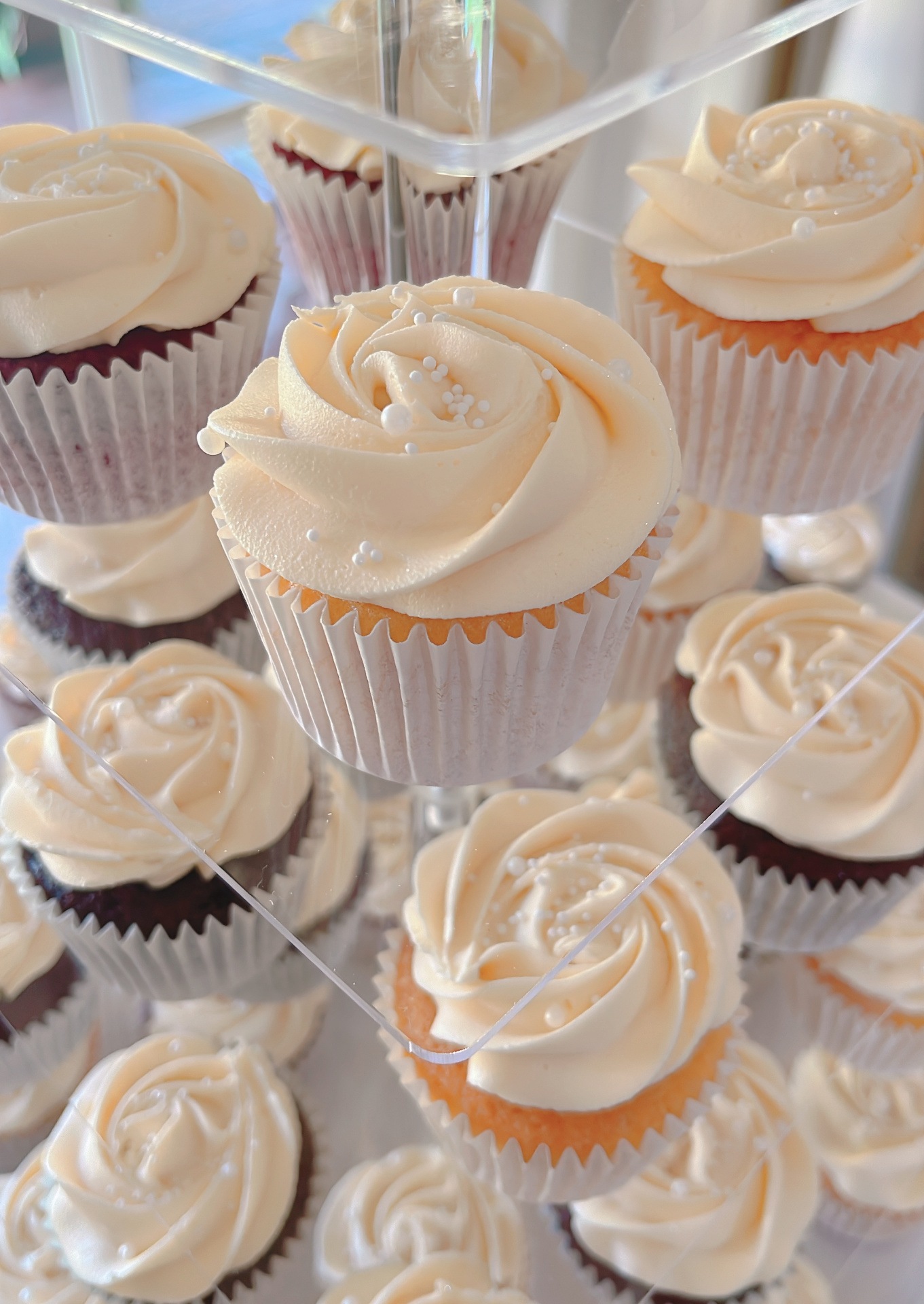 Colourful celebration cake